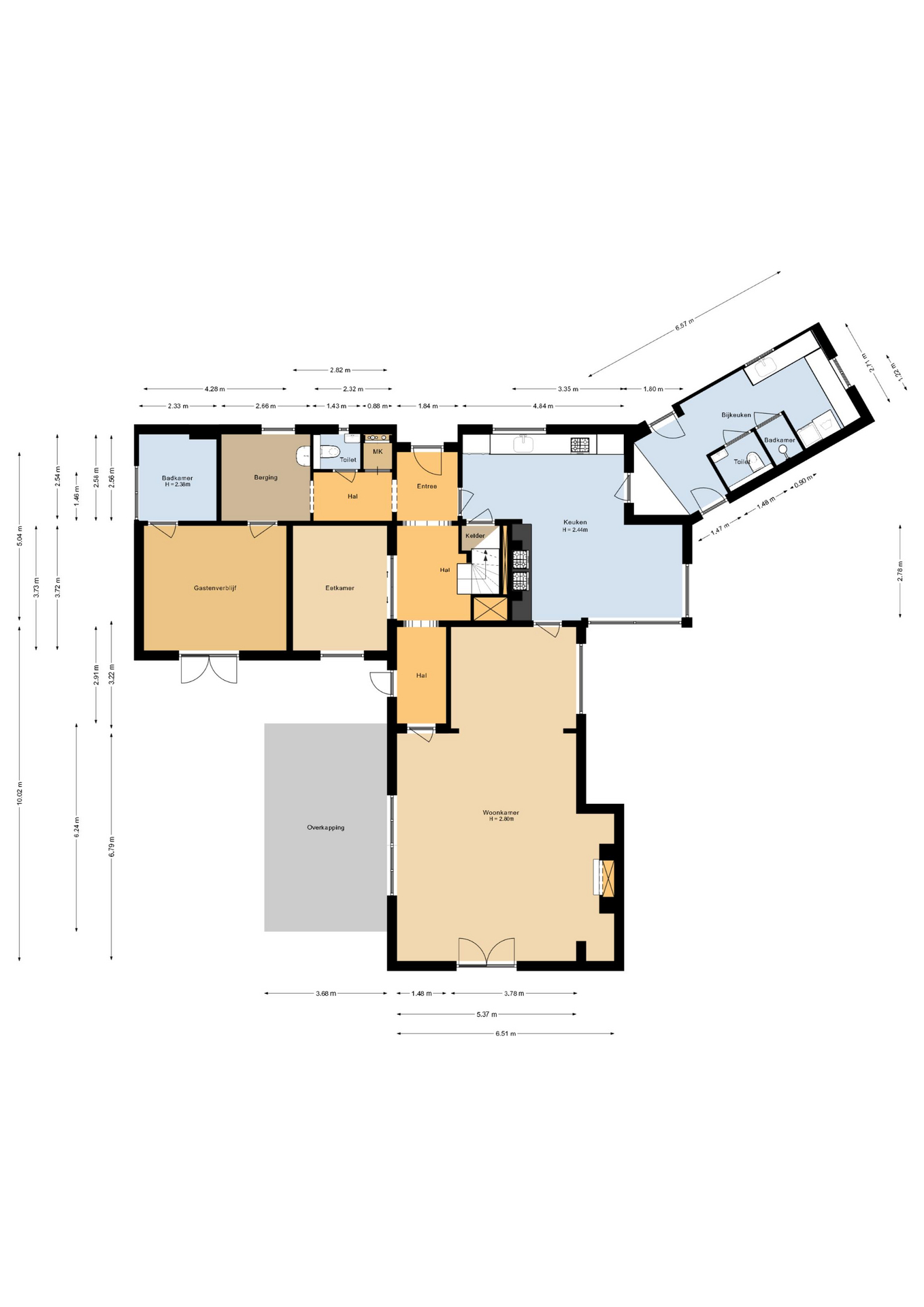 Hoge Zomerdijk 9 - Plattegronden 1