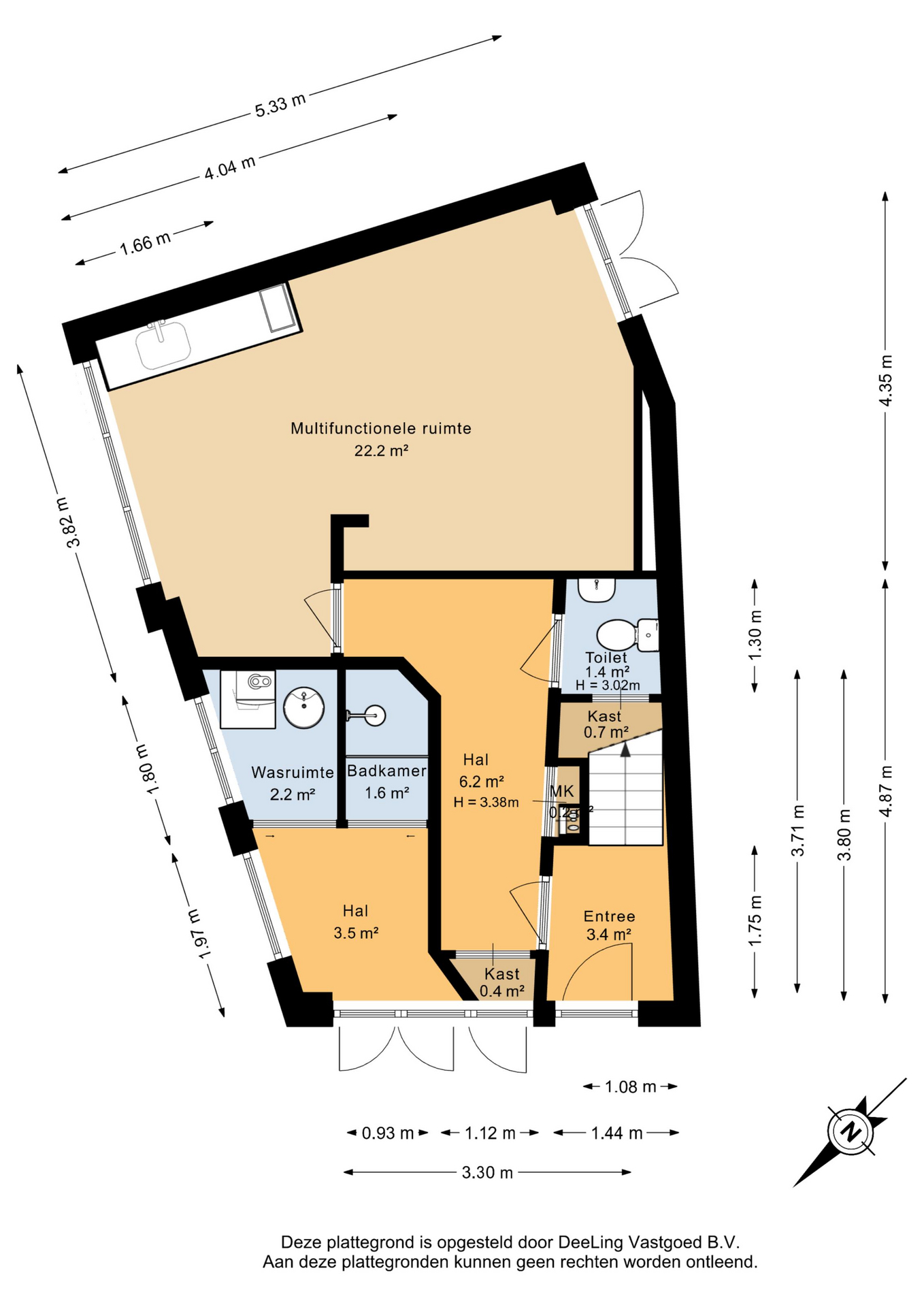 Grote Kerkstraat 240 - Plattegronden 1