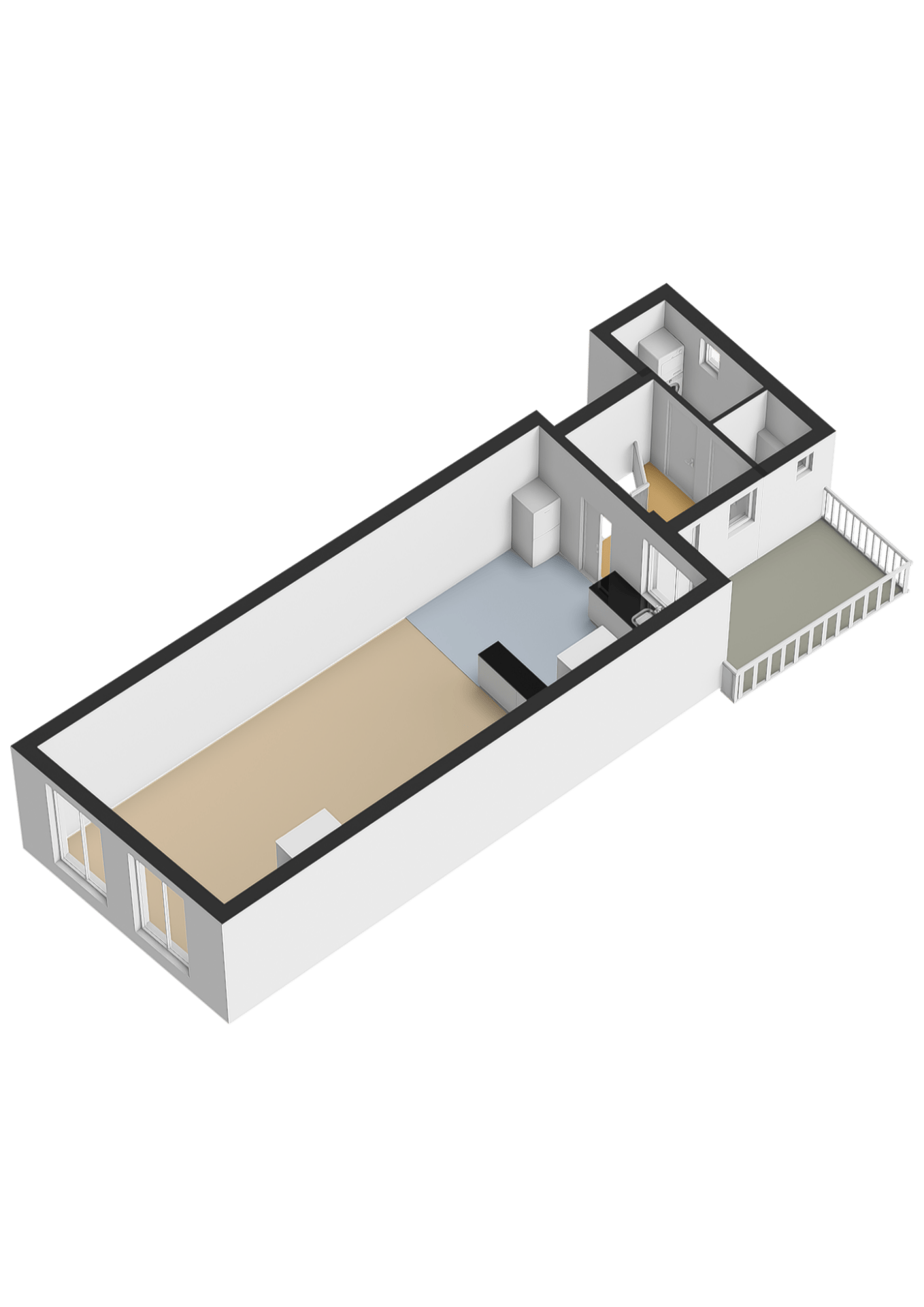 Kleine Hoogstraat 14 - Plattegronden 4
