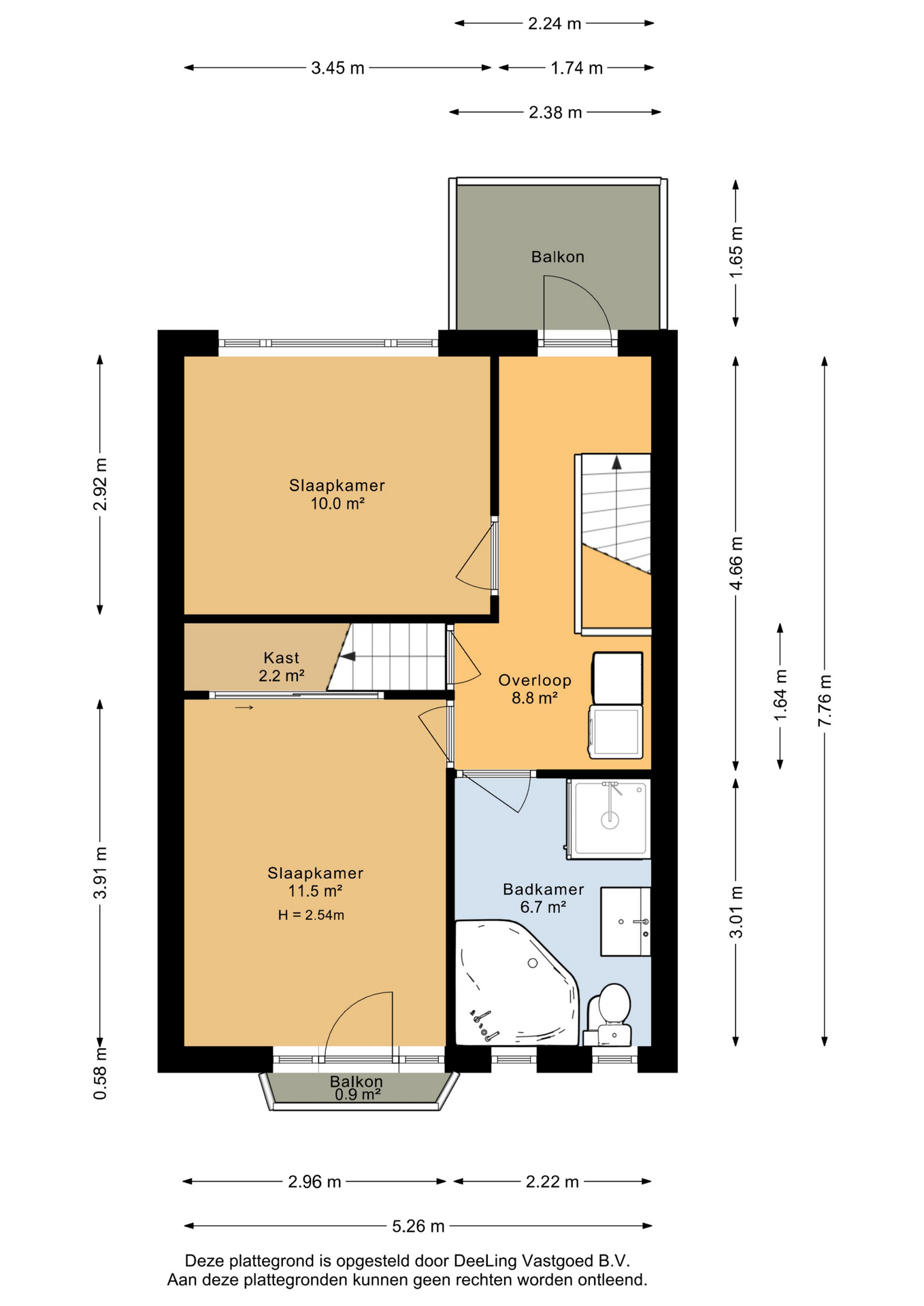 Mozartstraat 95 - Plattegronden 3