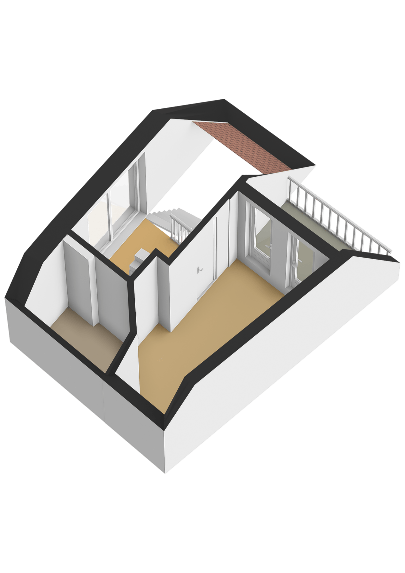 Tweede verdieping - 3D