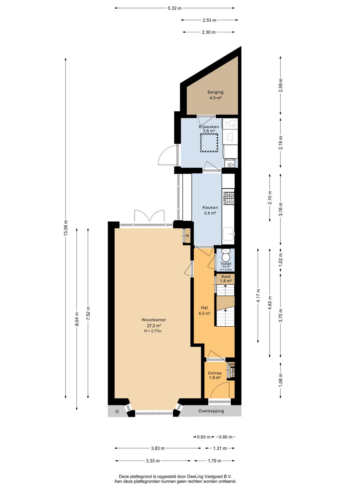 Bijenhofstraat 68 - Plattegronden 1