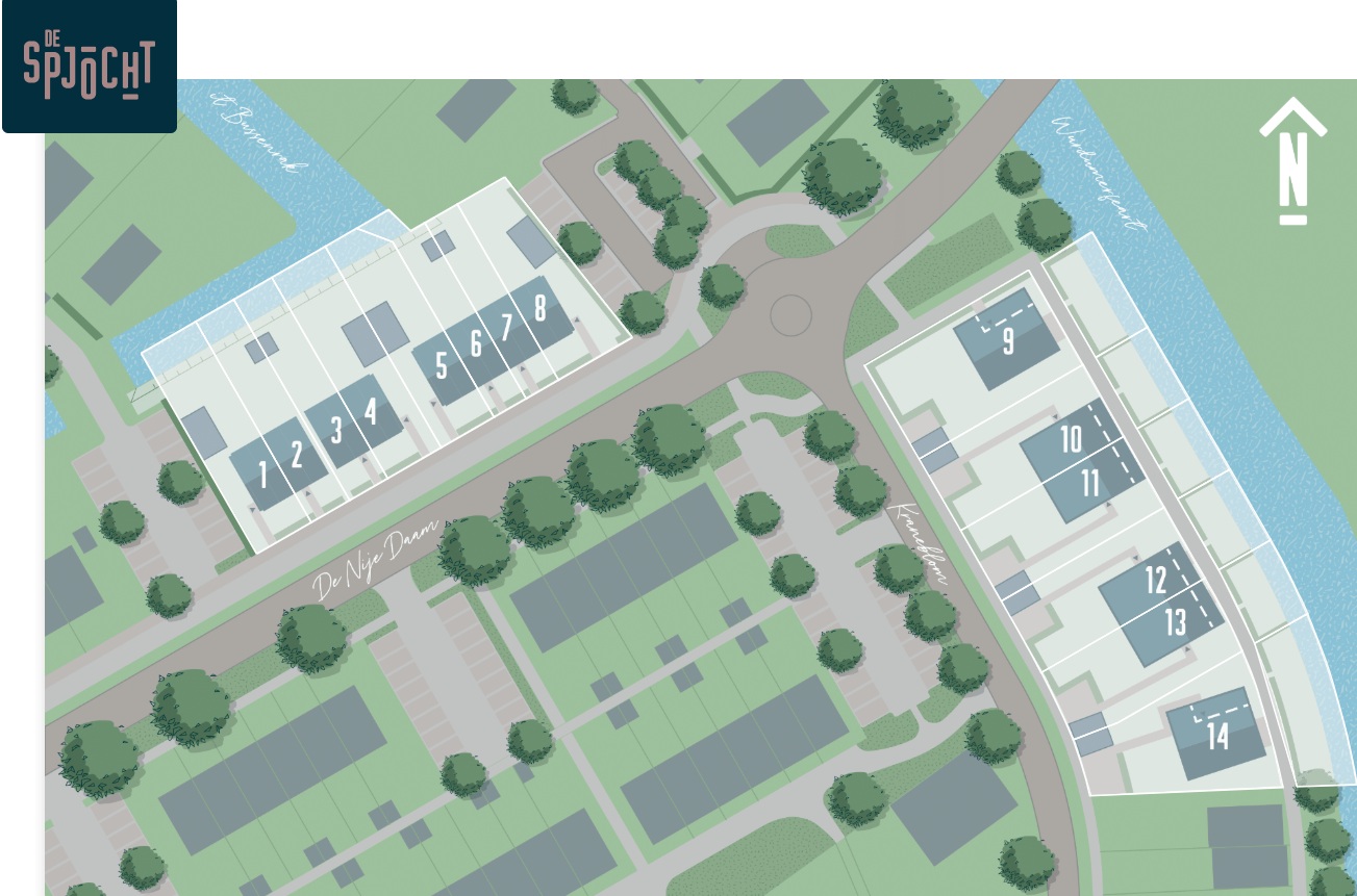 Bouwnummer 1, Halfvrijstaande woning, Leeuwarden 2
