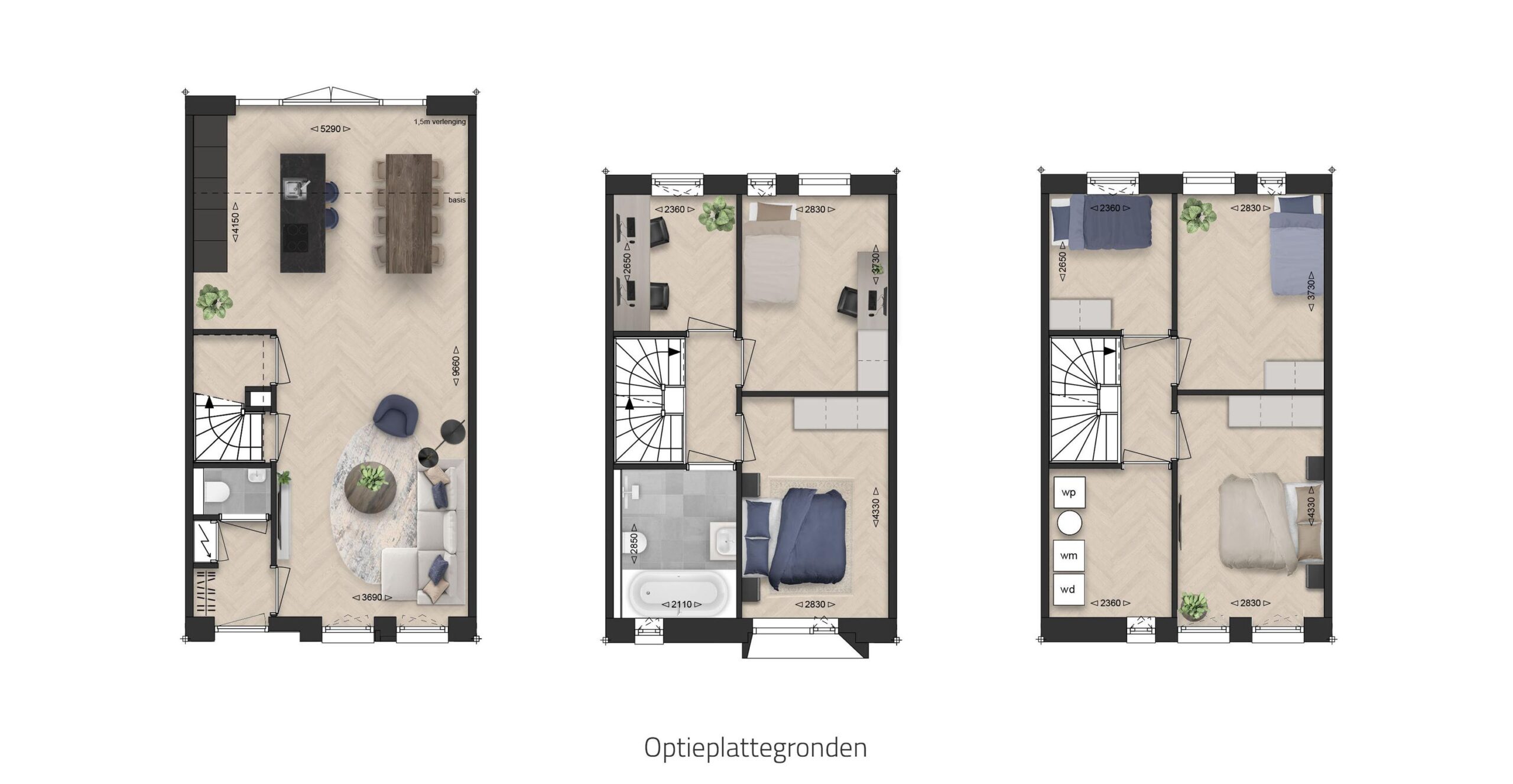 optieplattegronden