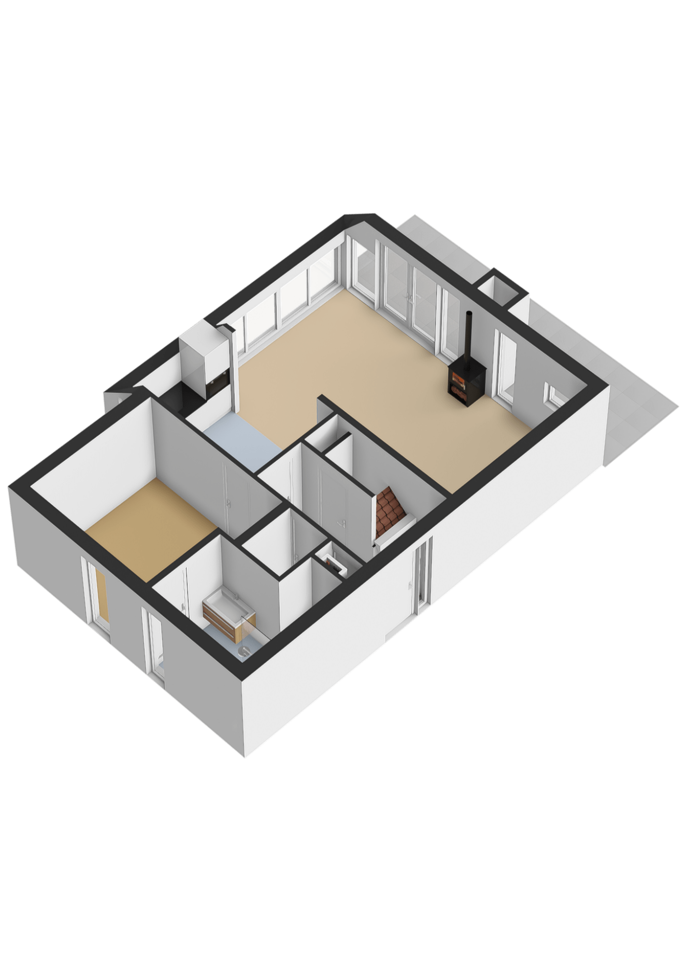 Skûtmakkerspôle 8 W9 - Plattegronden 2