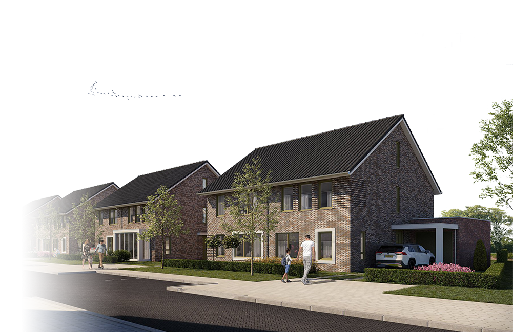 It Wetterryk - 8 halfvrijstaande woningen aan het water