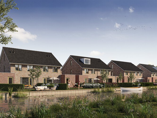 It Wetterryk - 8 halfvrijstaande woningen aan het water Heerenveen It Wetterryk - 8 halfvrijstaande woningen aan het water Heerenveen